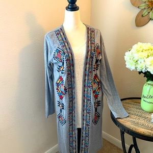 REDUCED Southwestern Inspired Cardigan/Duster - Size S